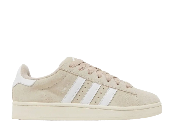 adidas Campus 00s 'Wonder White' – Une silhouette rétro revisitée avec une touche moderne. Son coloris épuré et ses matériaux premium offrent un look minimaliste et intemporel, parfait pour un style casual et tendance.