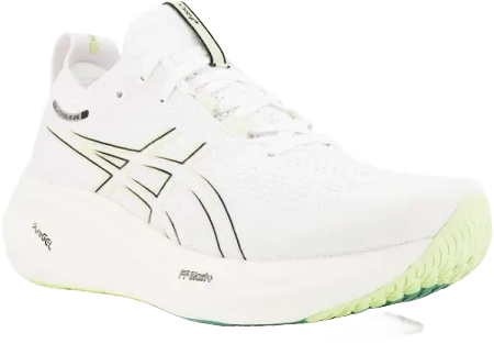 Asics Gel-Nimbus 26 – La référence en matière de confort et de performance. Dotée de la technologie GEL® pour un amorti supérieur et d'un design moderne, cette chaussure est conçue pour offrir un soutien optimal lors de vos courses tout en garantissant une sensation de légèreté.
