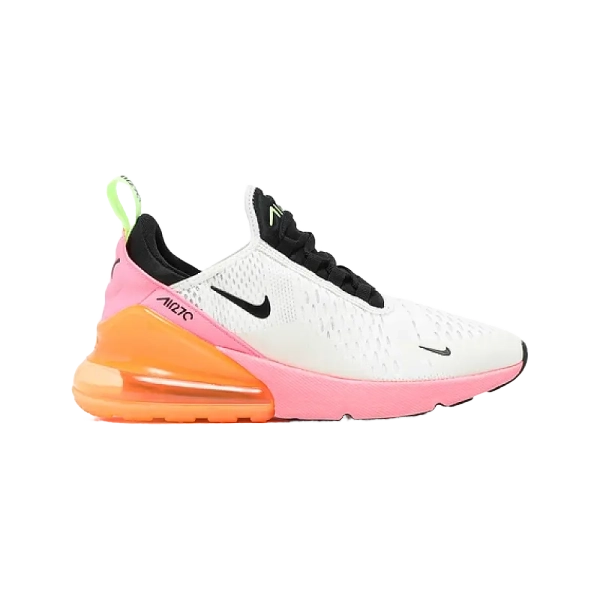 Chaussure avec de multiples couleurs, pour l'article parlant de la mode , de la marque nike, pour le site sneakvault, la meilleure plateforme de revente de sneakers en ligne.